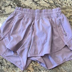 Purple lulu lemon shorts - 4 inch